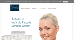 Desktop Screenshot of marcolini-gesicht.de